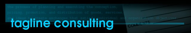 Tagline Consulting Masthead